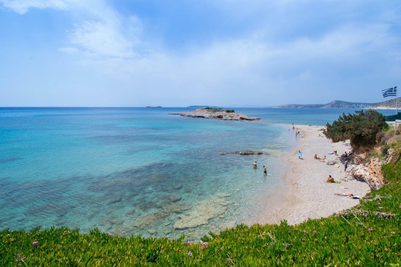 Beach House Near Athens Agia Marina  Екстер'єр фото
